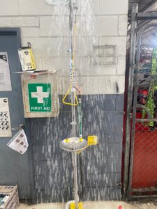 Eyewash and safety shower installation Melbourne